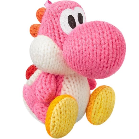 Real Yarn Wooly World Yoshi Amiibo, Wii U, Pink - Picture 1 of 3